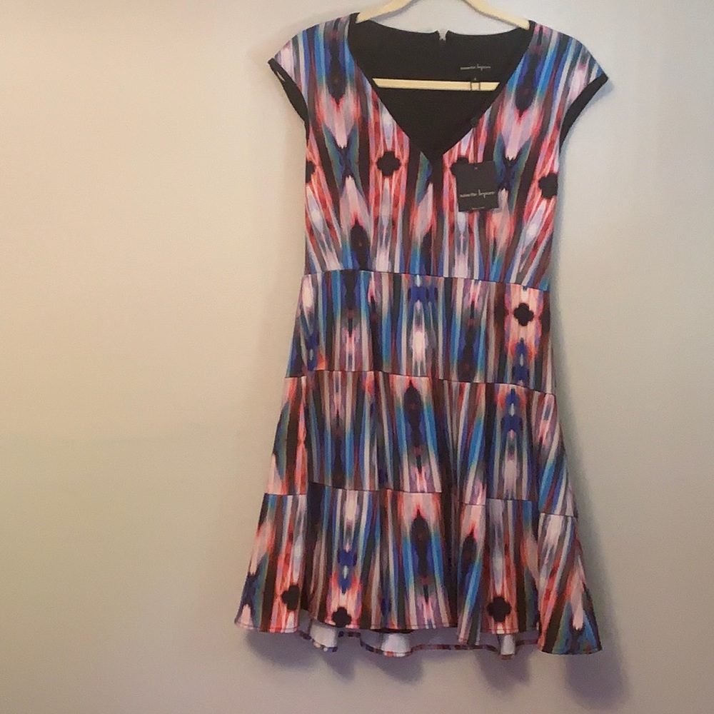 Nanette Lepore Mini Dress in Multicolor with Elegant Design
